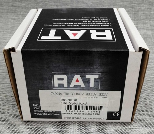 Pedale Di Distorsione RAT2 Giallo Usato Per Chitarra Effetti Stompbox - Foto 7 di 8