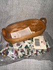 1995 Longaberger LAVENDER Booking Basket with Liner — photo 2