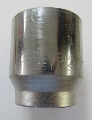Vintage CRAFTSMAN -V- SERIES  1-13/16'' 12-Point 3/4'' drive SOCKET 47556 Made USA