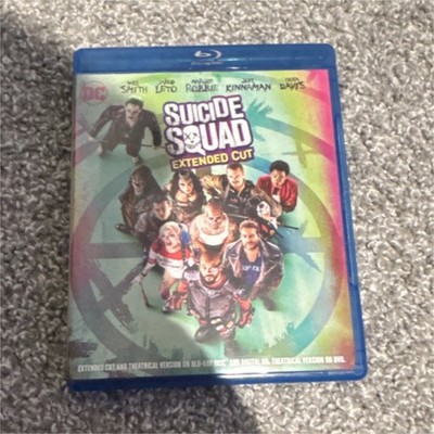 Suicide Squad Extended Cut Blu-ray DVD Warner Bros Explosive Extras DC