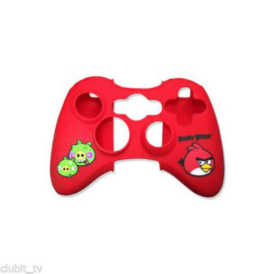 Angry Birds Gamerpad Controller Pad Skin Wrap Silicon in Red - Xbox 360 - New