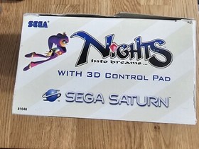Nights Into Dreams (Sega Saturn, 1996) Big Box W/ 3D Control Pad CIB + Reg Card