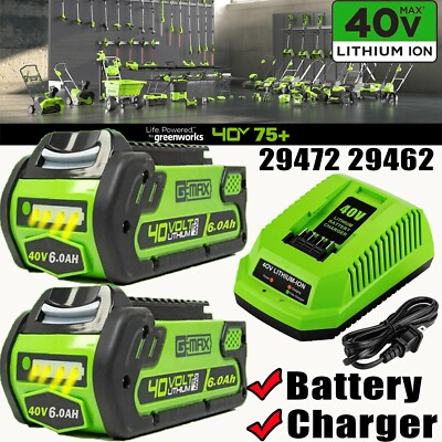 #ad 40V Battery Charger BAF724 For Greenworks 40 Volt Lithium Ion G MAX 29472 29462 $115.99