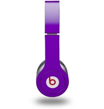 Skin for Beats Solo HD Headphones Solids Collection Purple by WraptorSkinz