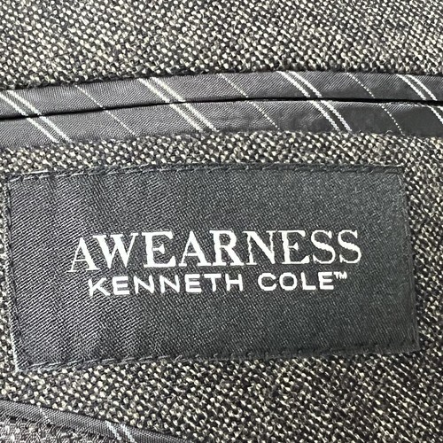 Kenneth Cole Awareness Slim Fit Sport Coat 44R Blazer Suit Jacket Dark Brown - Picture 17 of 18