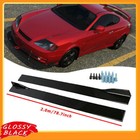 Side Skirt Extension Lip Splitters Rocker Panel Chin For Hyundai Tiburon Coupe