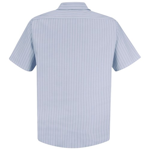 Red Kap Industrial Shirts Poplin Stripe / Microcheck 2 Pocket Work Uniform - Picture 45 of 82