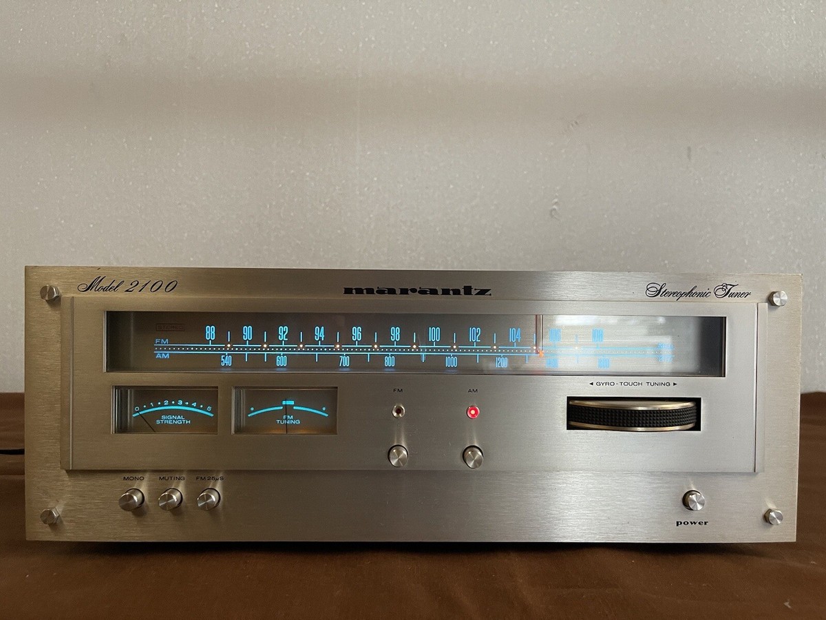 Vintage MARANTZ Stereophonic Tuner - Model 2100 | eBay