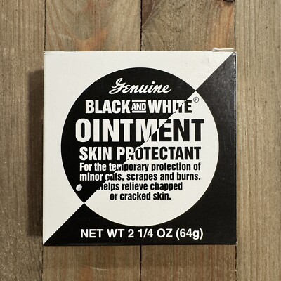 One Genuine Black and White Ointment Skin Protectant 2.25oz