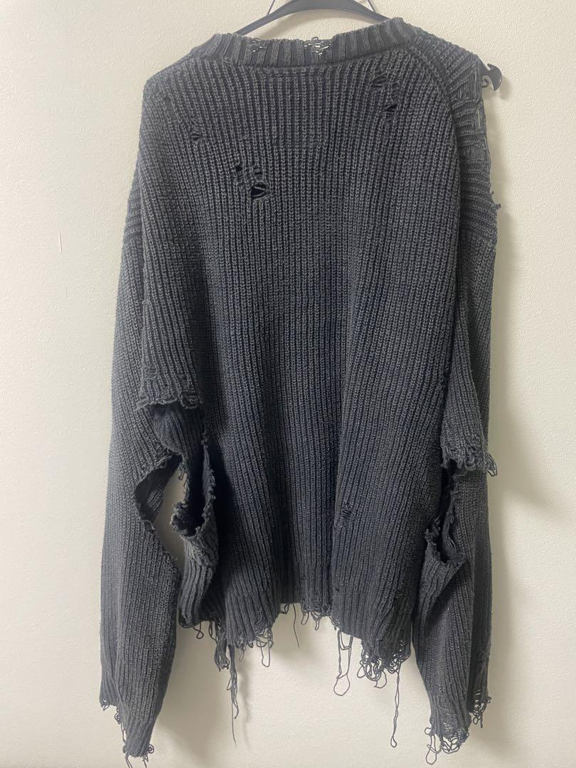 Maison Mihara Yasuhiro Damaged Knit Sweater | eBay
