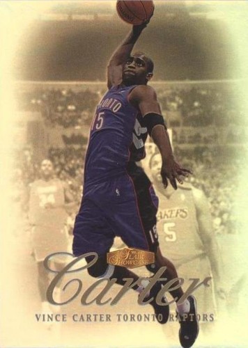 1998-99 Flair Showcase Vince Carter Rookie Row 1 #25 /1500 Raptors 