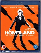 HOMELAND COMPLETE SEASON 7 SERIES SEVEN SEVENTH BLU RAY