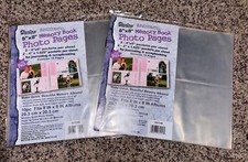 2 Darice 8  x8  Memory Book Photo Pages 10 Pages Each New Scrapbook Journaling