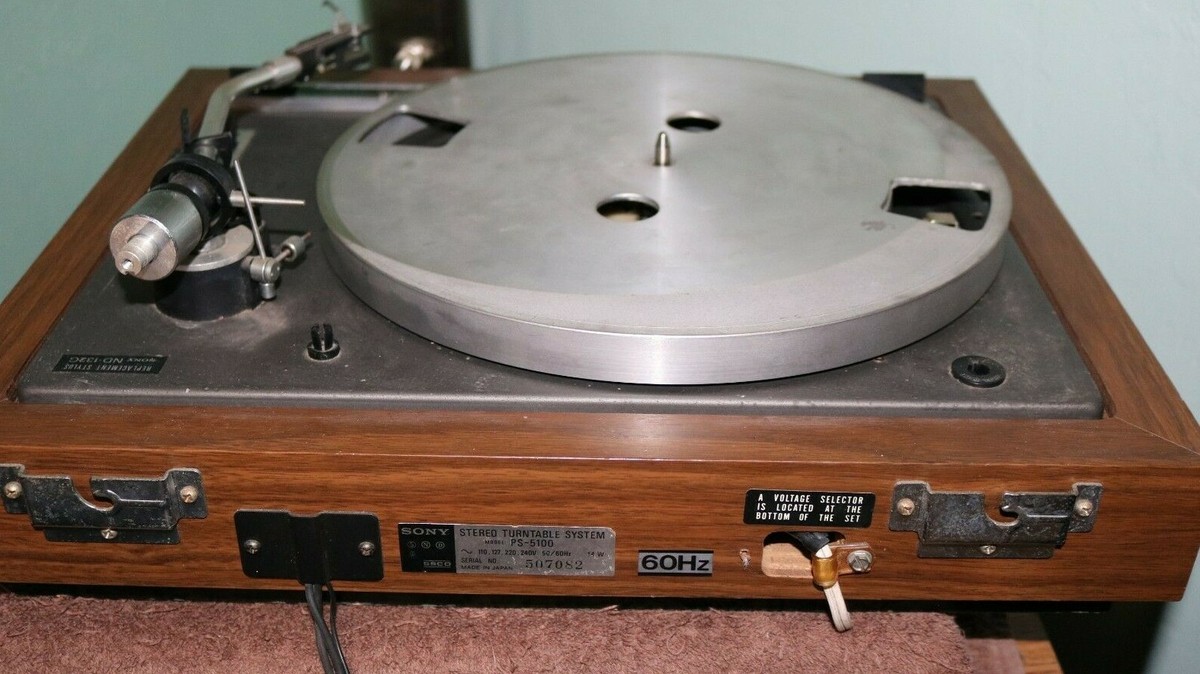 SONY - 希少1973年製！新品ベルト交換済！完動品ソニーターンテーブルPS-5100 PS-5100 SONY - 中古オーディオ 高価買取・販売 ハイファイ堂