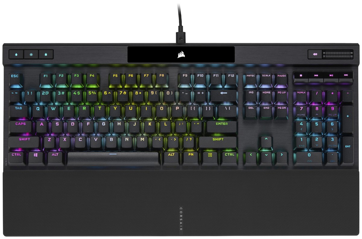 CORSAIR - K70 RGB PRO Full-size Wired Mechanical Cherry MX Speed 