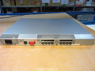 Dell SilkWorm 200E Fibre Channel Switch FJ787 XH196 210E XDL-210E-R000 16-PORTS