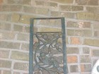 Vintage Cast Iron Railing Architectural Salvage Rail Roses vines leaves — photo 3