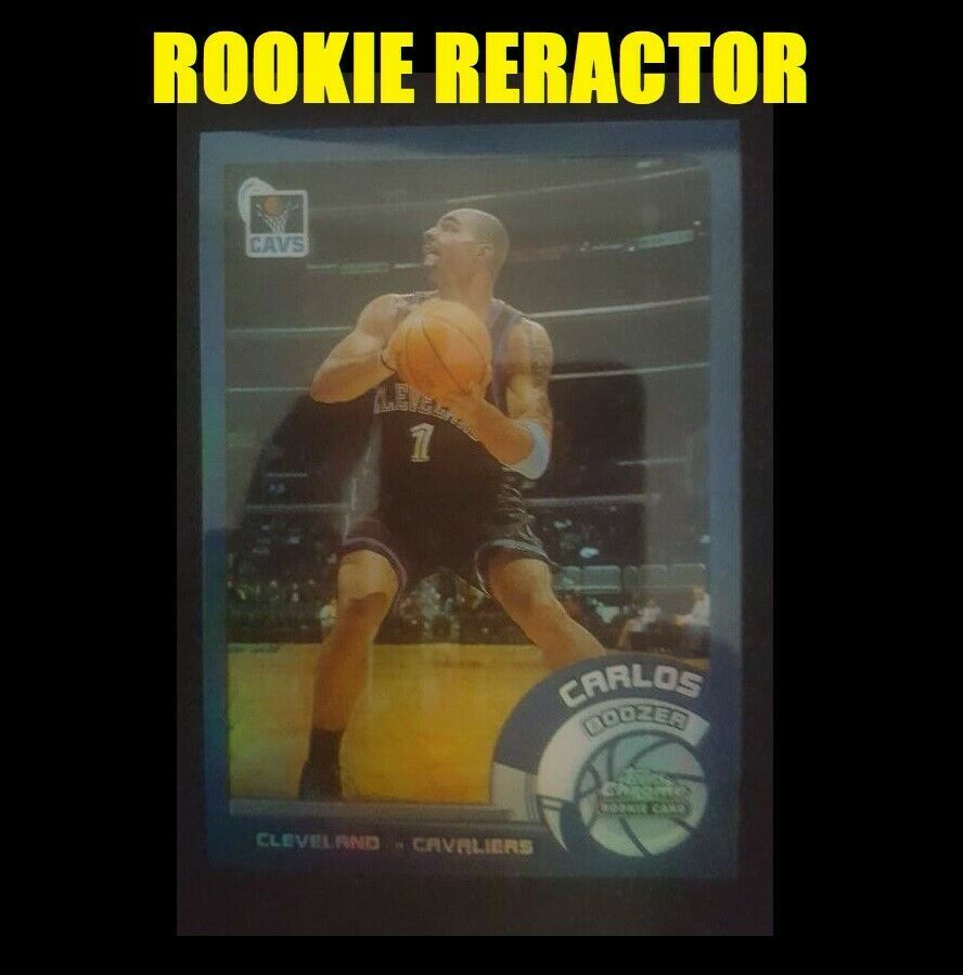 2002-03 Topps Chrome Refractor Carlos Boozer Rookie #127 GEM MINT