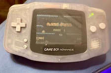 Sistema portátil Nintendo Game Boy Advance Glacier ¡Funcionando con 3 juegos