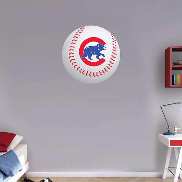 Chicago Cubs Symbol MLB Logo Ball Art Wall Decor Sticker ...