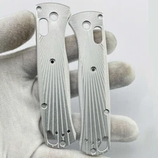 2x Premium Brushed Scales Knife Replacement Gift Fit For Benchmade Bugout 535