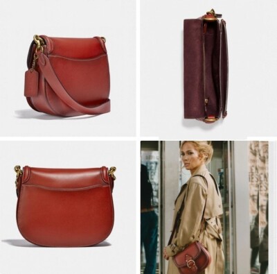 COACH C0749 Beat saddle bag Red Sand NWT | eBay