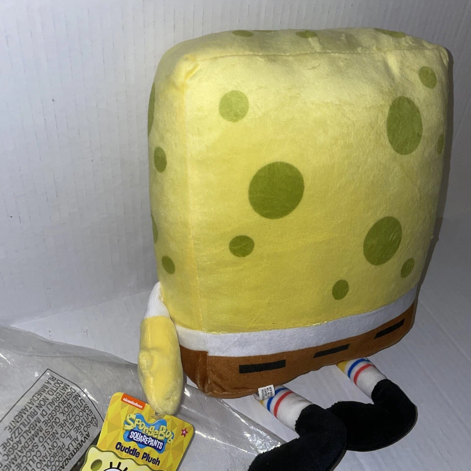 Peluche Nickelodeon 12" Bob Esponja Cuddle NUEVO RARO Foto 4 de 4