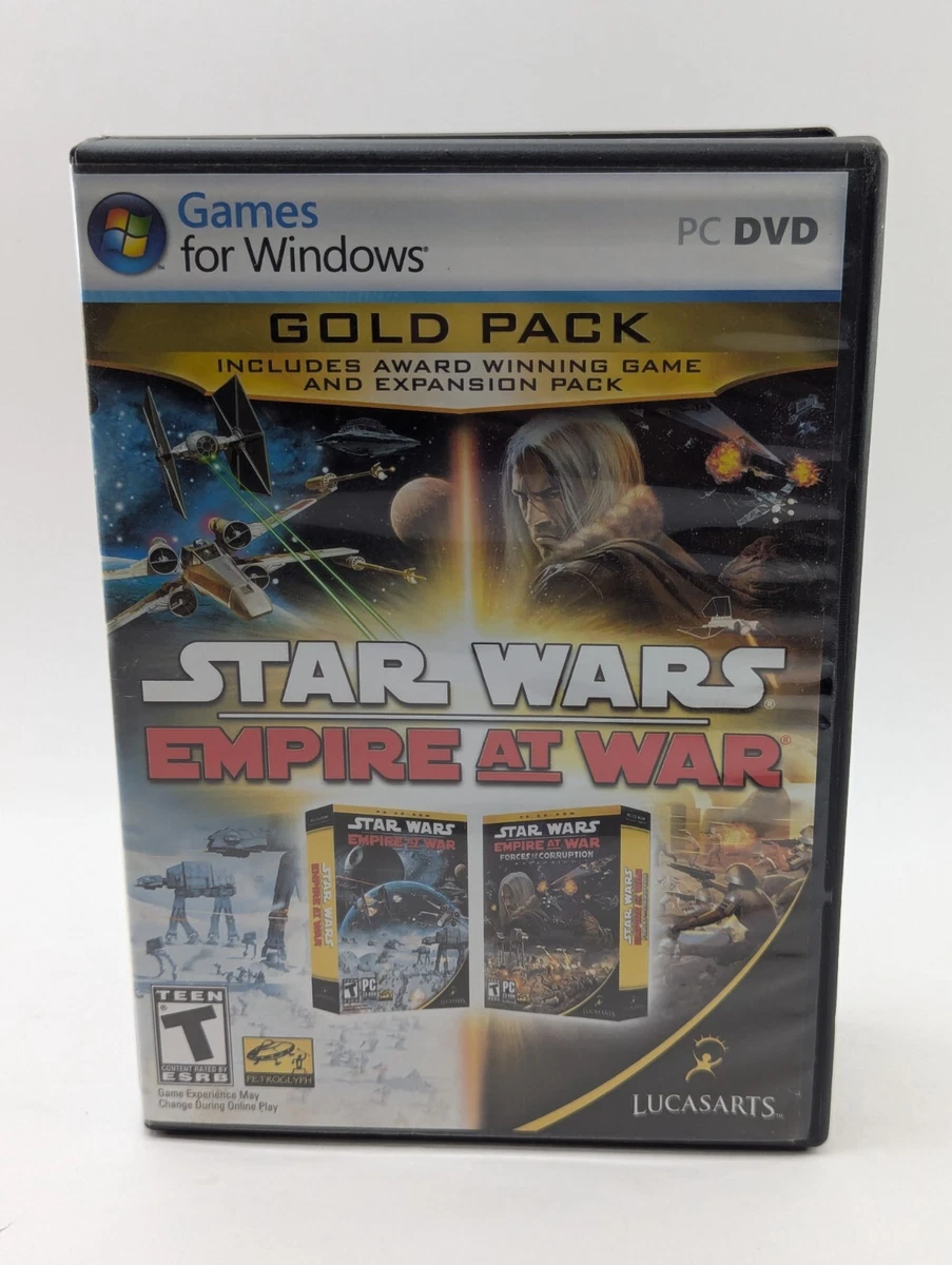 STAR WARS EMPIRE AT WAR DVD（PCゲーム） Amazon.com: Star Wars Empire At War Gold Pack : Video Games