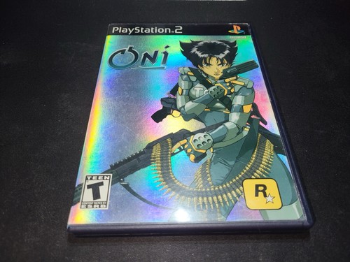 Oni Rockstar Games Sony Playstation 2 PS2 EX+NM condition COMPLETE!