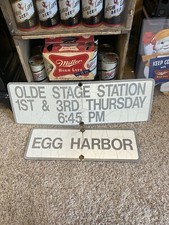 Egg Harbor RAILROAD SIGN Egg Harbor NJ Olde S...