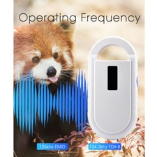 Tierchip Lesegerät Chiplesegerät RFID Identifikation  RFID Animal Chip Reader~