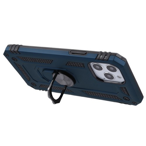 Custodia per iPhone 13 Pro 6,1" supporto anello armatura impatto cover ibrida + Prytool - Foto 17 di 23