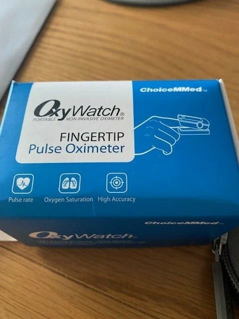 CHOICEMMED 1 X Oxywatch Portable Fingertip Pulse Oximeter Fingertip.