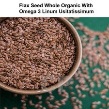 Flax Seeds Alsi Beej Seeds Raw Premium Organic Flax Seed 100gm 3.5 OZ :