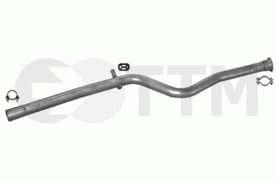 Tuyau D'échappement Intermédiaire Pour Peugeot 504 Et 505 Berline - Pièce Collection, Référence M1982/1722.15