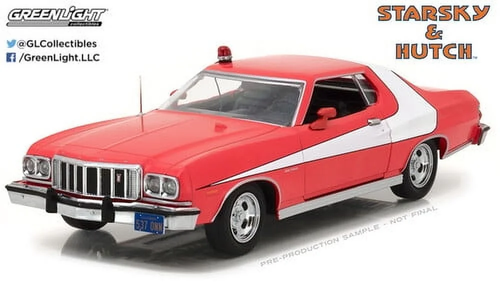 1:24 Scale Starsky and Hutch 1976 Ford Gran Torino Collectible Model - Picture 12 of 12