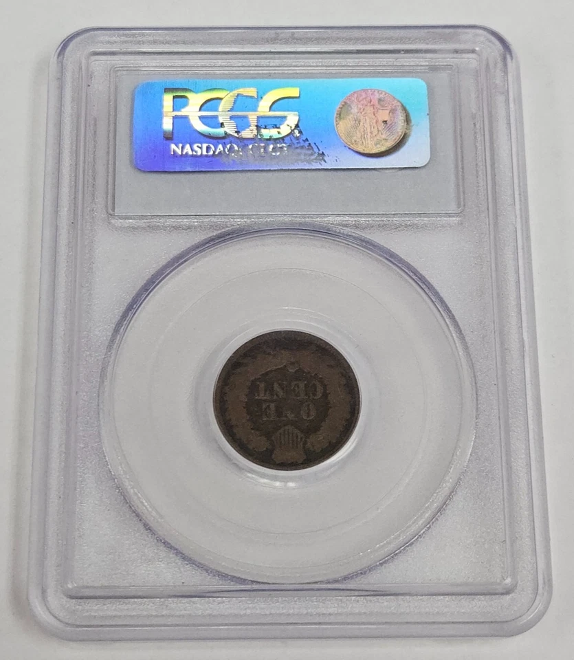 1877 Indian Head Cent PCGS AG03 Key Date 21934660 [065PIB] - Image 2 of 4