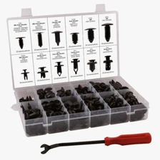 Titan 85520 - 240 Piece Universal Push Pin Retainer Kit with Removal Tool - new