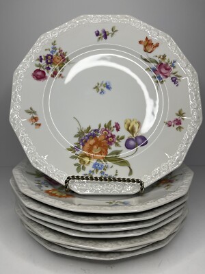 Rosenthal Selb, Germany MARIA with Flowers Decoration Dinner Plate(s)8 9 5/8ths