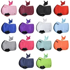 Gallop Shop Glow Satin Jumping Pro Numnah Cloth/Horse Saddle Pad
