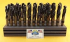 33 pc Silver & Deming Jumbo Drill Bit Set 1/2~1 M7 Drill Hog® Lifetime Warranty
