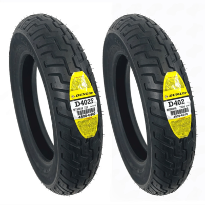 Dunlop D402 MT90B16 Front and Rear Motorcycle Tire Set Harley