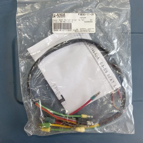 1958-59 Ford Thunderbird Power Seat Switch Wire, 12 Terminals (New)