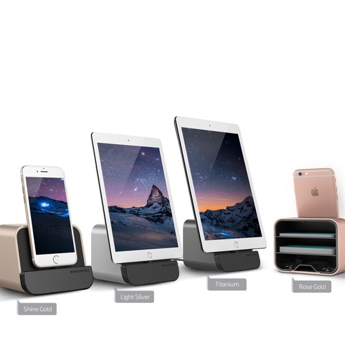 Urcover® i-Depot Lade-Dock Ladestation Ständer für Apple Geräte & Apple Watch - Bild 2 von 16