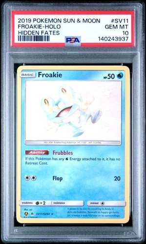 Froakie graded PSA 10 for sale on eBay