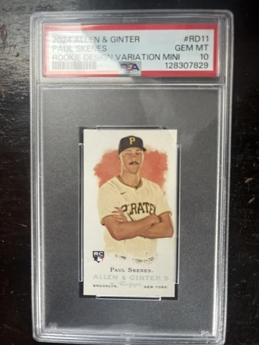 Paul Skenes 2024 Topps Allen and Ginter Mini Rookie Design  #RD11 RC (PSA 10)