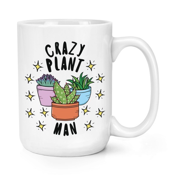 VerrüCkte Pflanze Mann Stars 426Ml Groß Becher Tasse - Lustiger Witz Vatertag-image