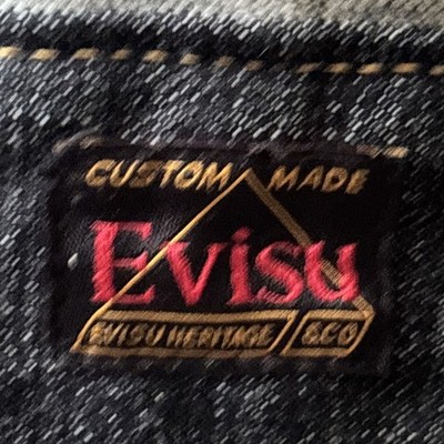 EVISU Heritage Double Seagull Denim Jacket FW22 Sleeve Logo