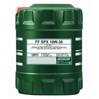 FANFARO 10W-30 Spx Huile, MB 229.1, VW 50101 ,VW 50500, Acea A3/B4, 20 Litre - Photo 1/3