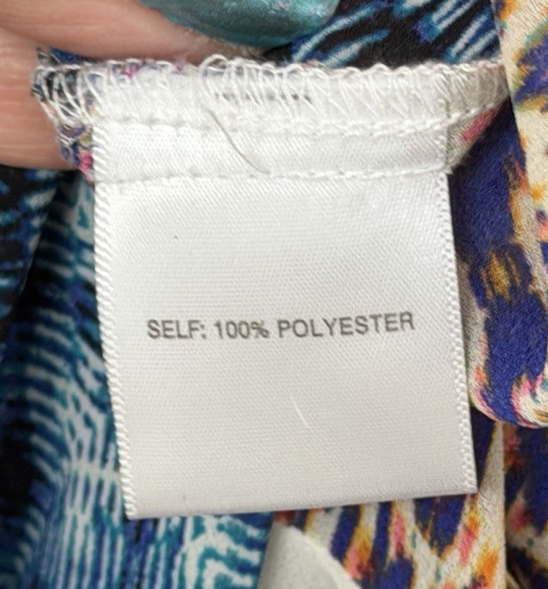 Rose & Olive Multicolor Patchwork Flowey Button D… - image 8